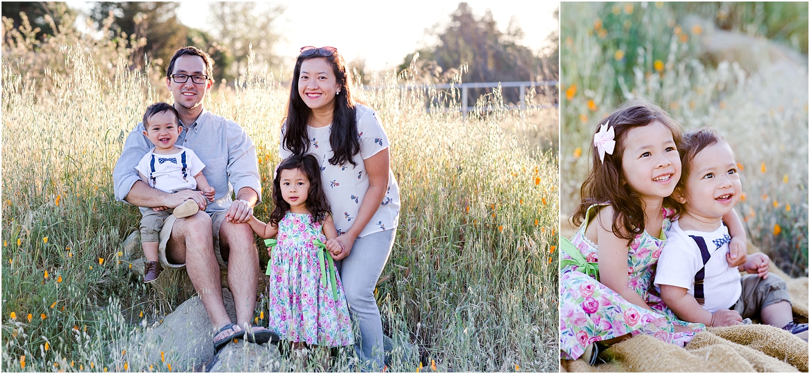 Family photo session on the Arroyo Mocho Trail in Livermore, CA