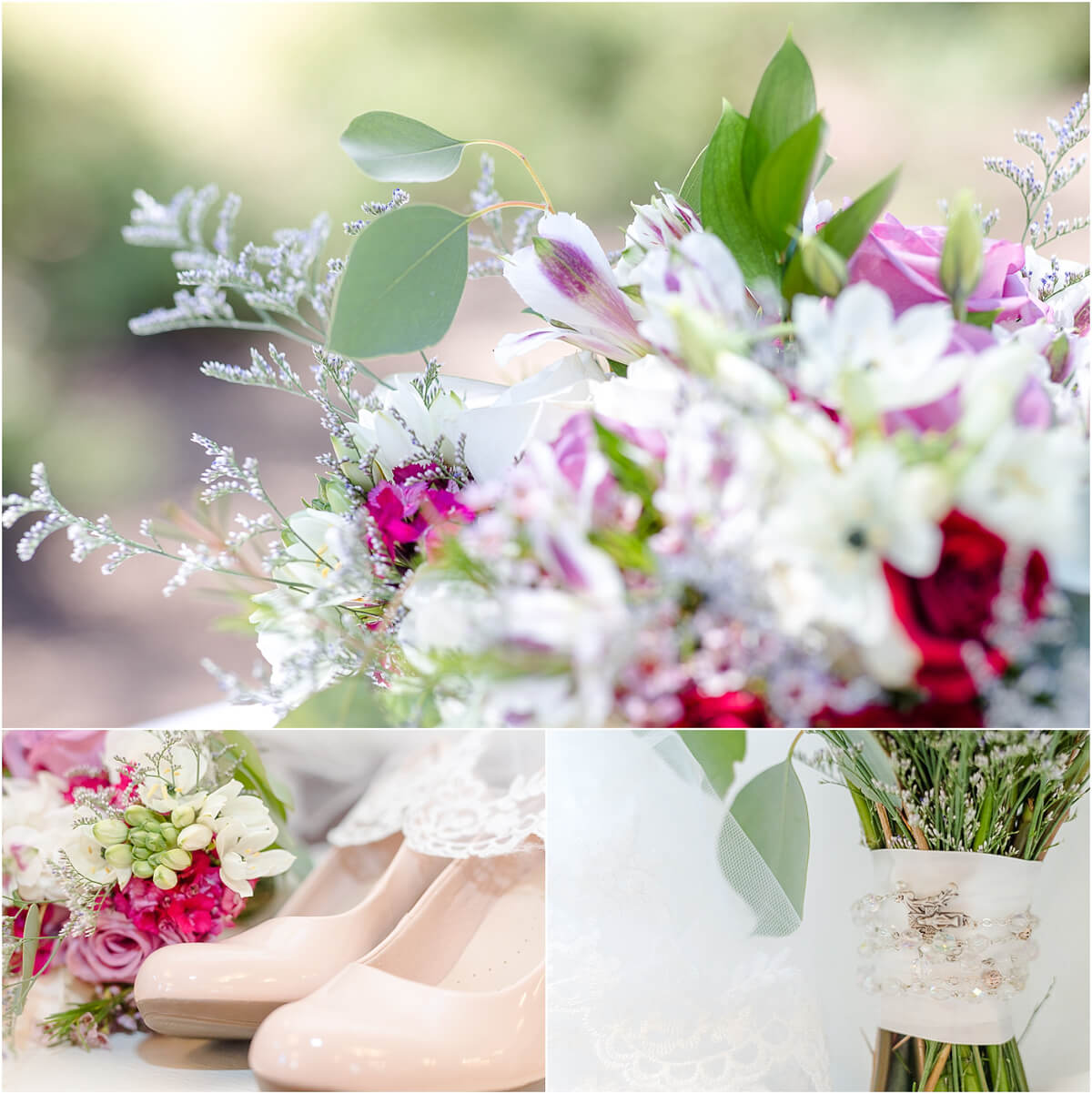 Bridal bouquet details